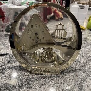 Rhythm‎ "Angels  Stairway To Heaven" Quartz Table Mantel Desk Clock Japan Works